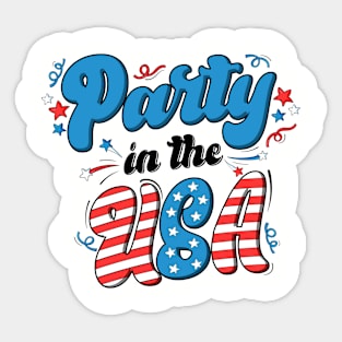 Party in the USA Sticker